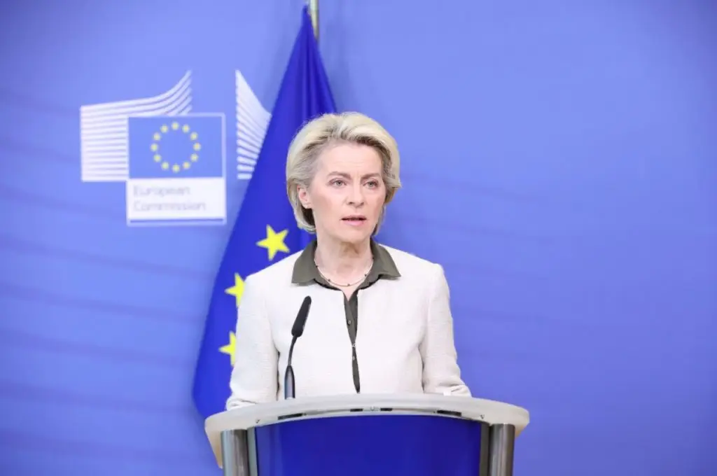 A presidente da Comissão Europeia, Ursula von der Leyen. Foto: Reprodução/Ursula von der Leyen/Twitter
