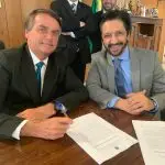 Presidente da República, Jair Bolsonaro, e prefeito de São Paulo, Ricardo Nunes