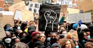Protesto do movimento Black Lives Matters