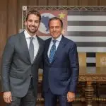 Ex-governador de São Paulo João Doria e ex-governador do Rio Grande do Sul Eduardo Leite