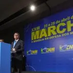 Bolsonaro na marcha dos prefeitos