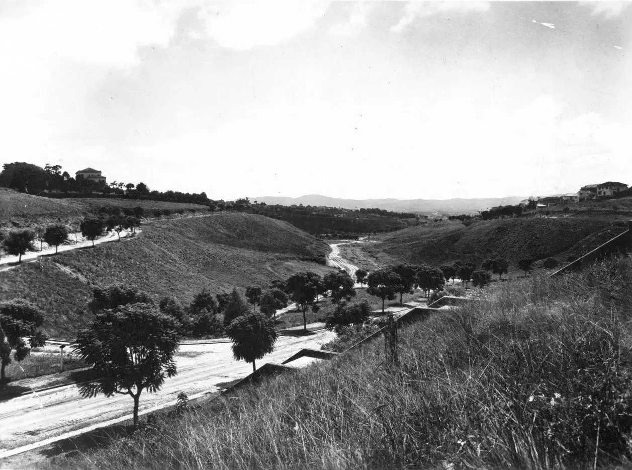 Área onde foi erguido o estádio Municipal Paulo machado de Carvalho, o Pacaembu, que viera a ser inaugurado no dia 27 de abril de 1940
