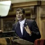Ex-presidente do Equador, Rafael Correa