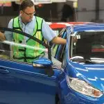 Antiga Linha de produção da Ford no Brasil