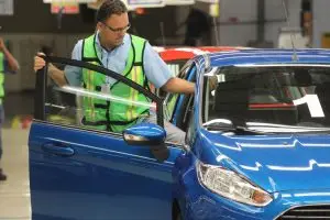 Antiga Linha de produção da Ford no Brasil