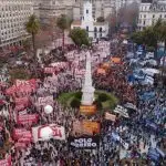 manifestação na argentina