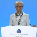 Christine Lagarde, presidente do BCE, falou sobre o tema nesta segunda-feira, 27 | Foto: Reprodução/BCE