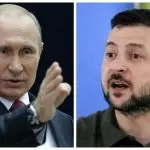 Zelensky Putin; Ucrânia e Rússia