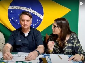Bolsonaro e Bia Kics
