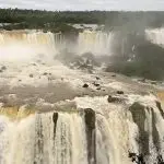 Cataratas do Iguaçu vazão água visto