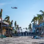 Imagem mostra cidade dos EUA destruída depois de passagem de furacão
