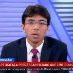 Jornalista petista ameaçado PT