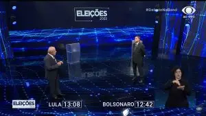 Bolsonaro e Lula fazem primeiro confronto do 2º turno
