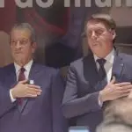O presidente do PL (à esq), Valdemar da Costa Neto, e o presidente Jair Bolsonaro (à dir), durante a filiação do chefe do Executivo ao PL - 30/11/2021 | Foto: Divulgação/PL