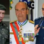 Júlio Cesar de Arruda do Exército da Marinha, Marcos Sampaio Olsen e Ar Marcelo Kanitz Damasceno da Aeronáutica