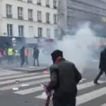 Manifestantes curdos Paris