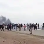 Manifestantes Peru