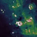 nova imagem via láctea