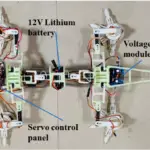 engenheiros lagarto robô