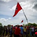 Invasão do MST em uma área da Embrapa em Pernambuco | Foto: Reprodução/MST