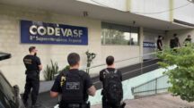 agentes da Polícia Federal fazem busca na Codevasf