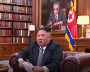 Ditador da Coreia do Norte, Kim Jong-un | Foto: Reprodução/YouTube/Guardian News