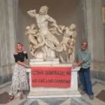 ambientalistas estátua vaticano