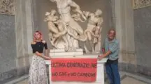 ambientalistas estátua vaticano