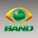 O logotipo da emissora TV Bandeirantes, em verde e amarelo
