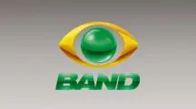 O logotipo da emissora TV Bandeirantes, em verde e amarelo