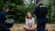 Greta Thunberg presa
