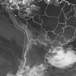 figura 1b - ciclones e anticiclone - ciclone extratropical - ciclone região sul do brasil