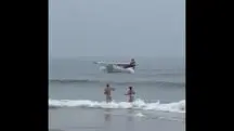 avião praia