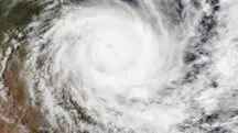 ciclone muito raro - mortes e destruição - noa - nasa - nova - frente fria - alerta - rajadas de vento