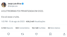 janja - eletrobras - apagão