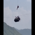 Crianças resgate teleférico