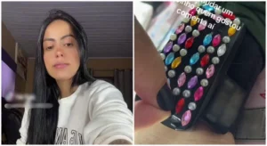 Mulher Tornozeleira Eletrônica