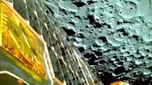 Imagens de pouso da espaçonave Chandrayaan-3