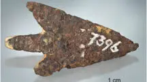 ponta flecha meteorito