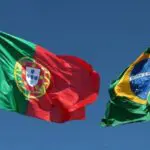 Bandeiras Portugal e Brasil