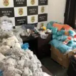 apreensão das drogas