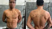 criminoso preso tatuagem