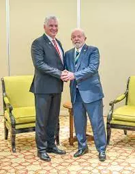 Lula e Miguel Díaz-Cane (Flickr)