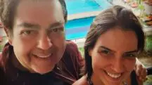 mulher faustão agradece família doador