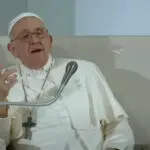Papa Francisco fala na Jornada Mundial da Juventude de 2023, em Lisboa | Foto: Reprodução/YouTube/Vatican News - Português
