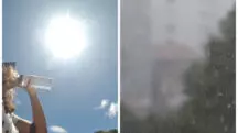 previsão do tempo - onda de calor - tempestade