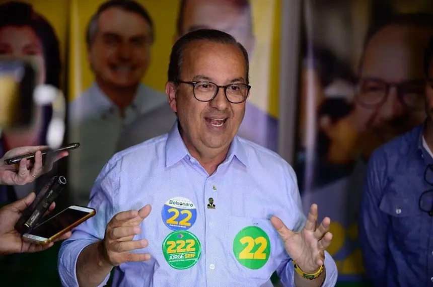 Jorginho Mello durante campanha para governador de Santa Catarina | Foto: Divulgação