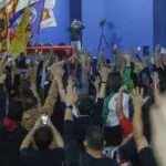 Reunião de sindicatos para organizar a greve do Metro de SP