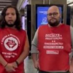 sindicalistas do metrô de sp - greve contra o bolsonarismo em sp