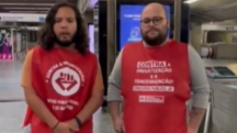 sindicalistas do metrô de sp - greve contra o bolsonarismo em sp
